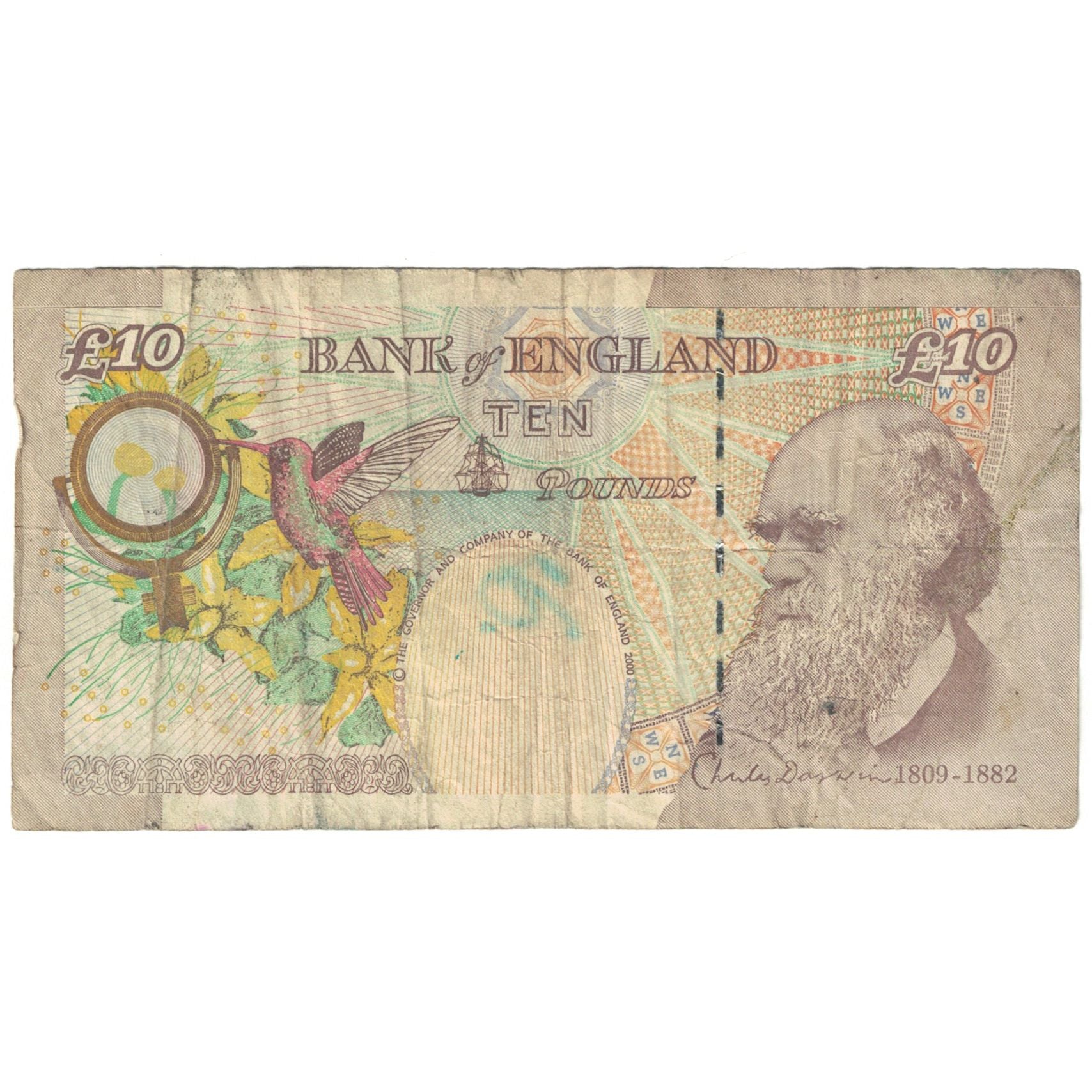 Banconote, Gran Bretagna, 10 Pounds, 2004, KM:389c, B