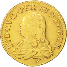 France, Louis XV, Louis d'or aux lunettes, 1726, Lille, EF(40-45), KM 489.22