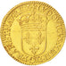 France, Louis XIV, Écu d'or, 1644, Arras, AU(55-58), Gold, KM:146.2, Gadoury 232