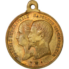 France, Medal, Eugénie et Napoléon III, Palais de l'Industrie, History