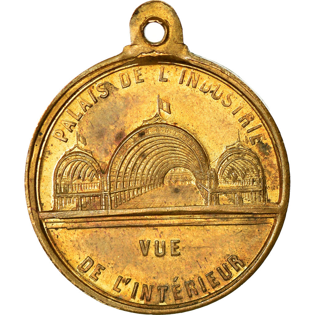 France, Medal, Eugénie et Napoléon III, Palais de l'Industrie, History