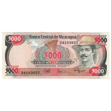 Banknote, Nicaragua, 5000 Cordobas, 1985, KM:146, UNC(65-70)