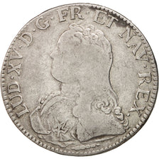 Frankreich, Louis XV, Écu aux branches d'olivier, 1726, Amiens, SGE+,KM486.23