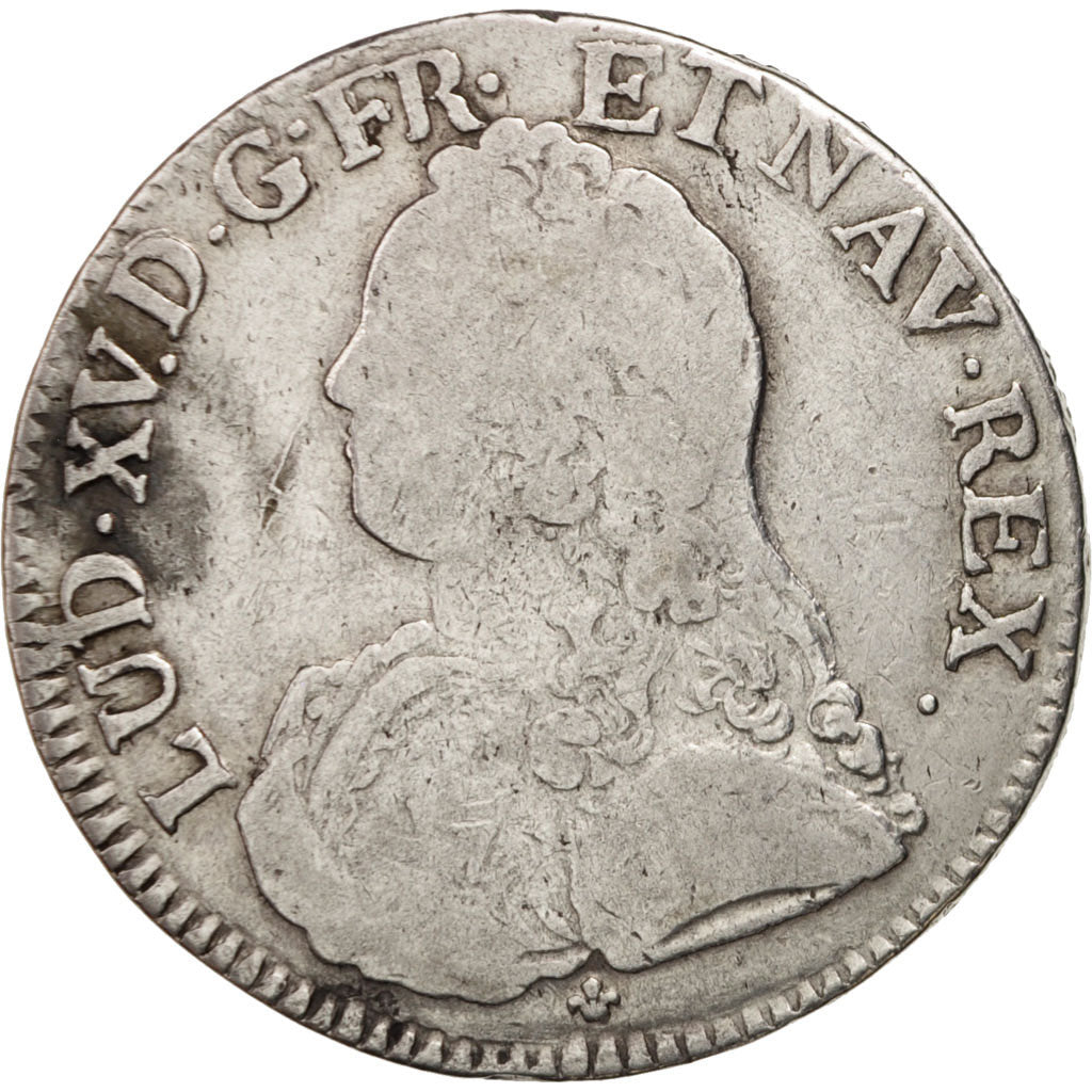 Coin, France, Louis XV, Écu aux branches d'olivier, Ecu, 1731, Bordeaux
