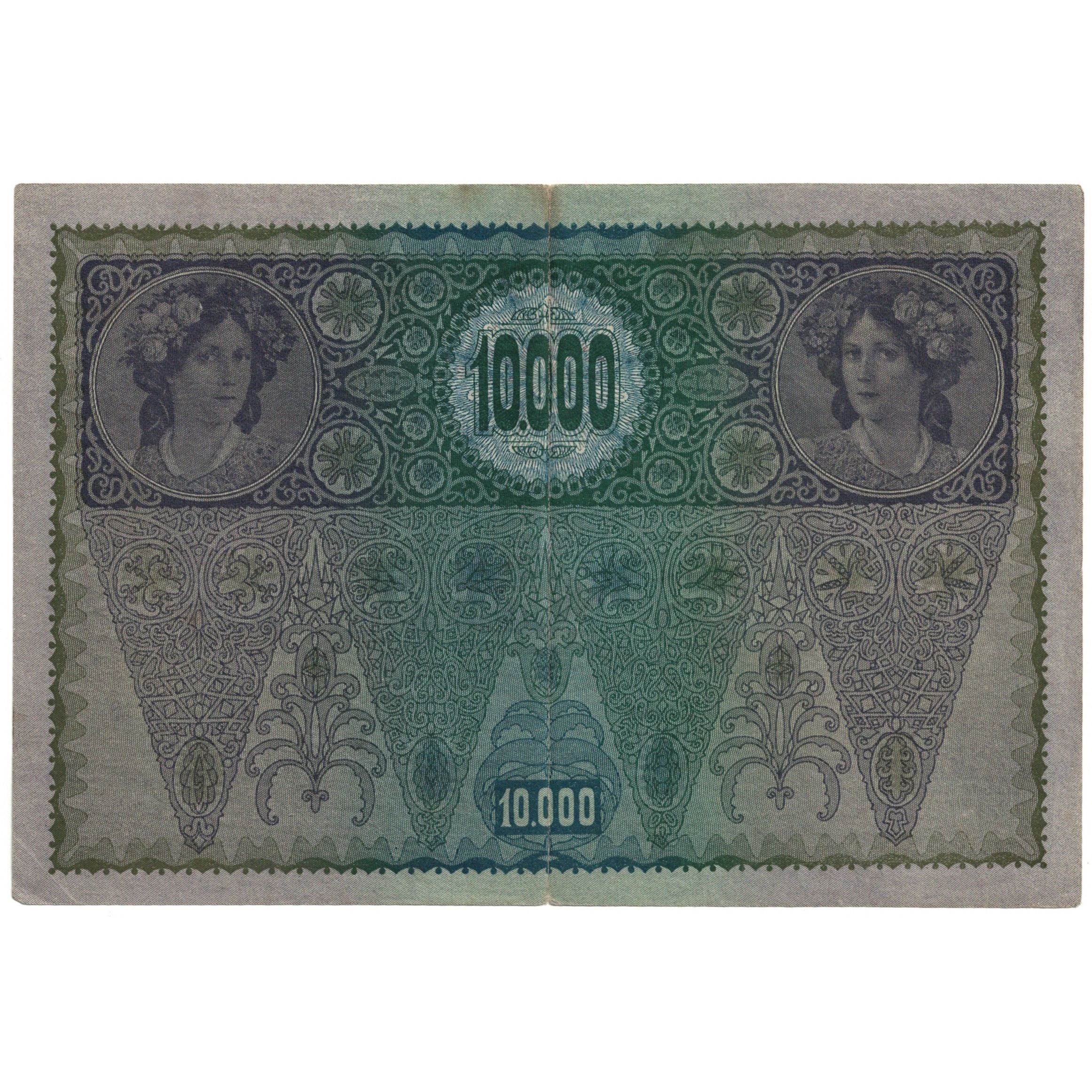 Banknote, Austria, 10,000 Kronen, 1918, 1918-11-02, KM:25, EF(40-45)