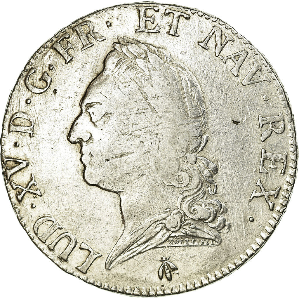 Moneta, Francja, Louis XV, Écu à la vieille tête, Ecu, 1771, Toulouse