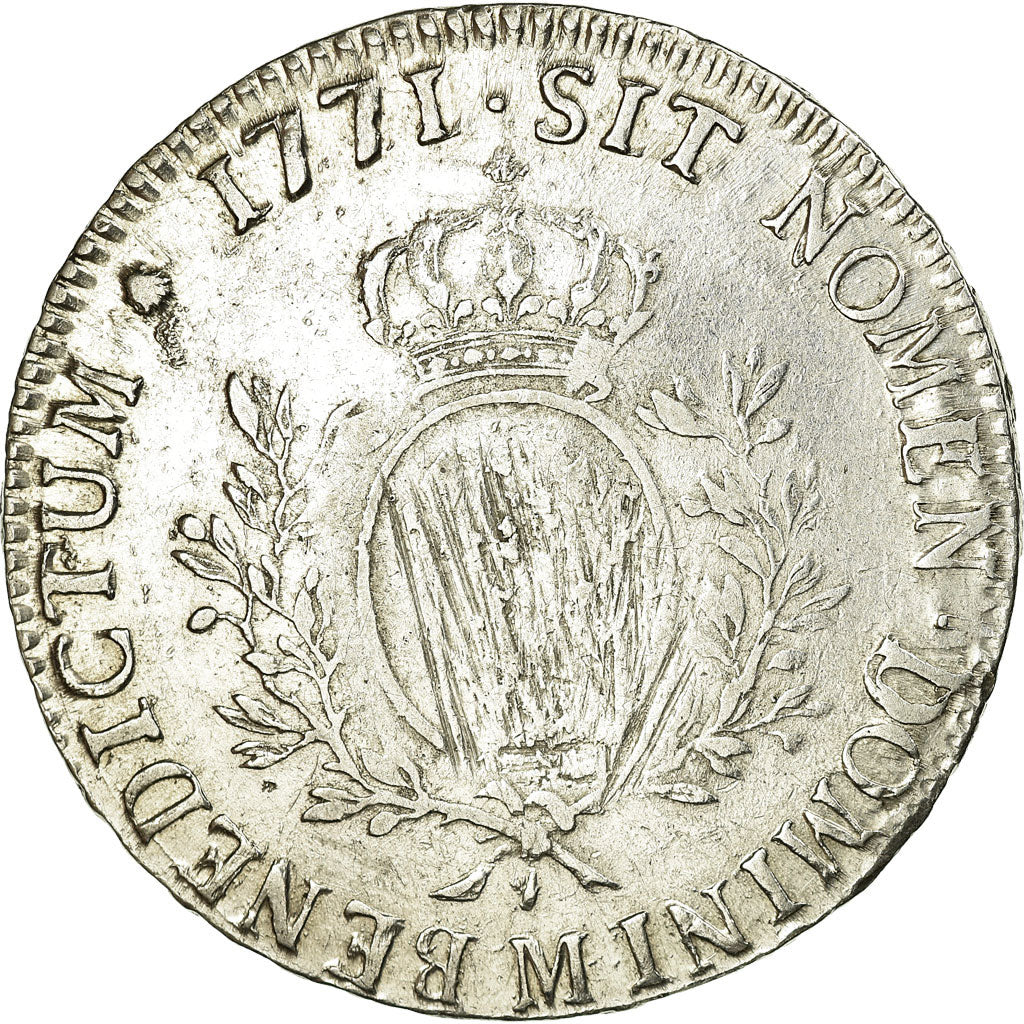 Moneta, Francja, Louis XV, Écu à la vieille tête, Ecu, 1771, Toulouse