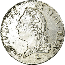 Moneta, Francia, Louis XV, Écu à la vieille tête, Ecu, 1774, Paris, MB+