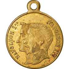 Frankrijk, Medaille, Napoléon III, Fête du 15 Aout, 1853, ZF+, Koper