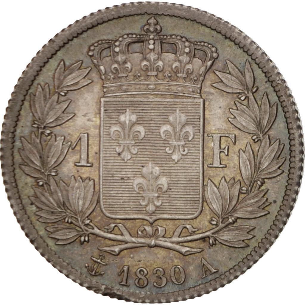 France, Charles X, Franc, 1830, Paris, PCGS, MS65, FDC, Argent, KM:724.1