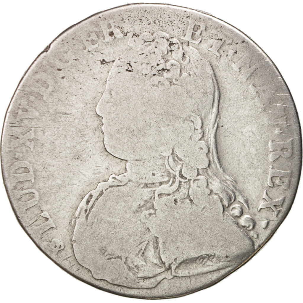 Coin, France, Louis XV, 1/2 Écu aux branches d'olivier, 1/2 ECU, 44 Sols, 1731