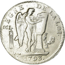 Coin, France, Écu de 6 livres françoise, 6 Livres, 1793, Paris, VF(30-35)