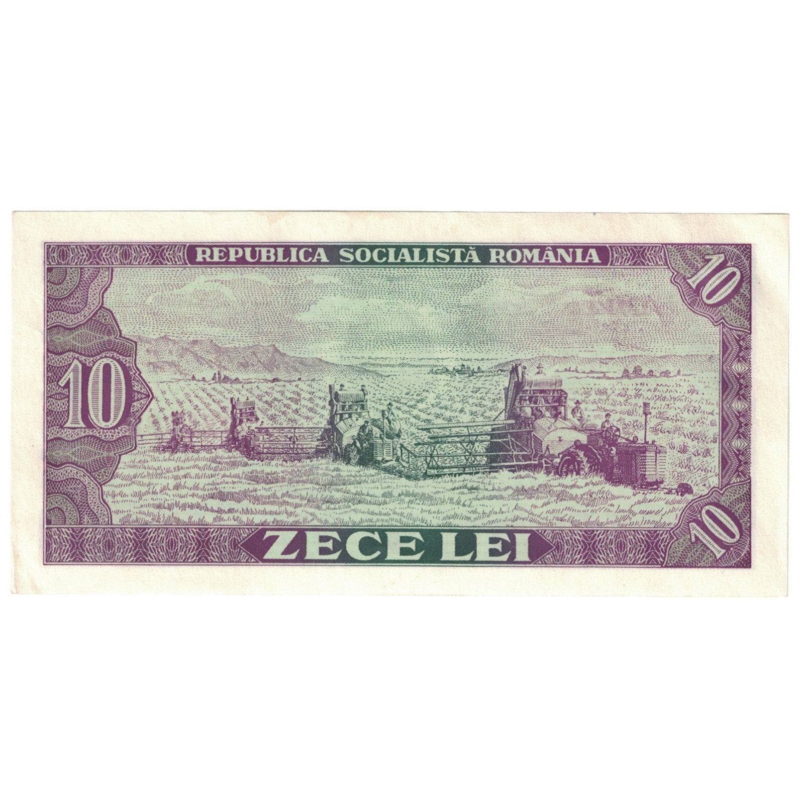 Billete, 10 Lei, 1966, Rumanía, KM:94a, UNC