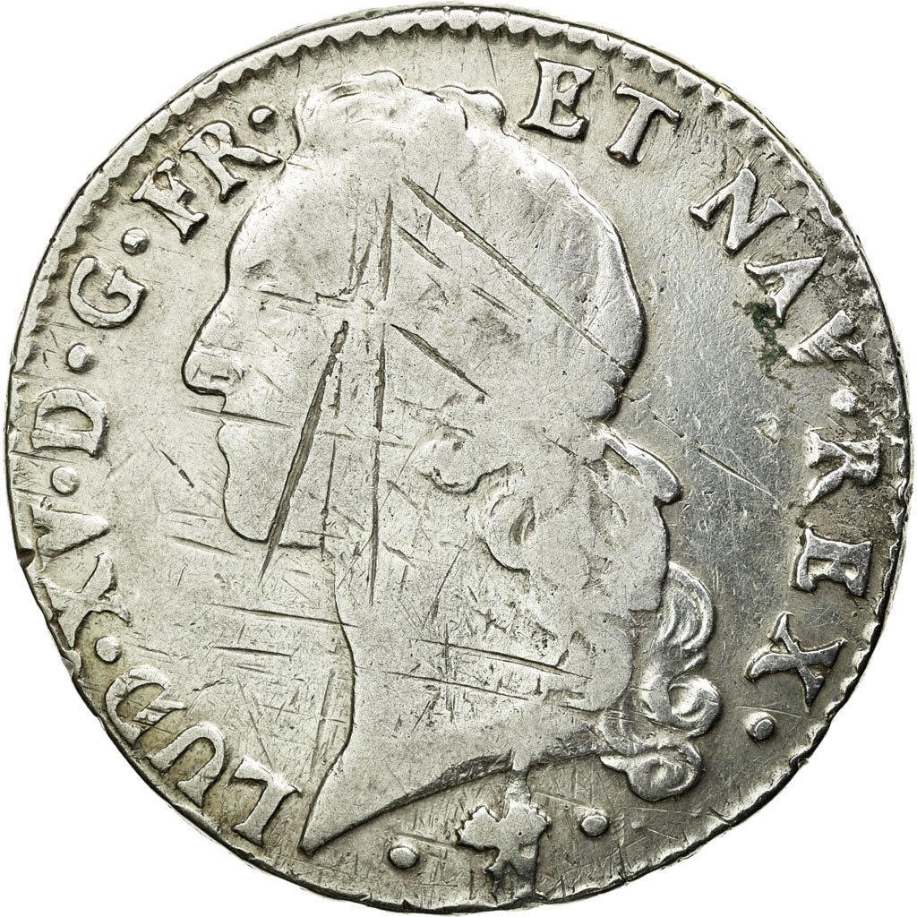 Coin, France, Louis XV, Écu au bandeau, Ecu, 1767, Bayonne, VF(20-25), Silver
