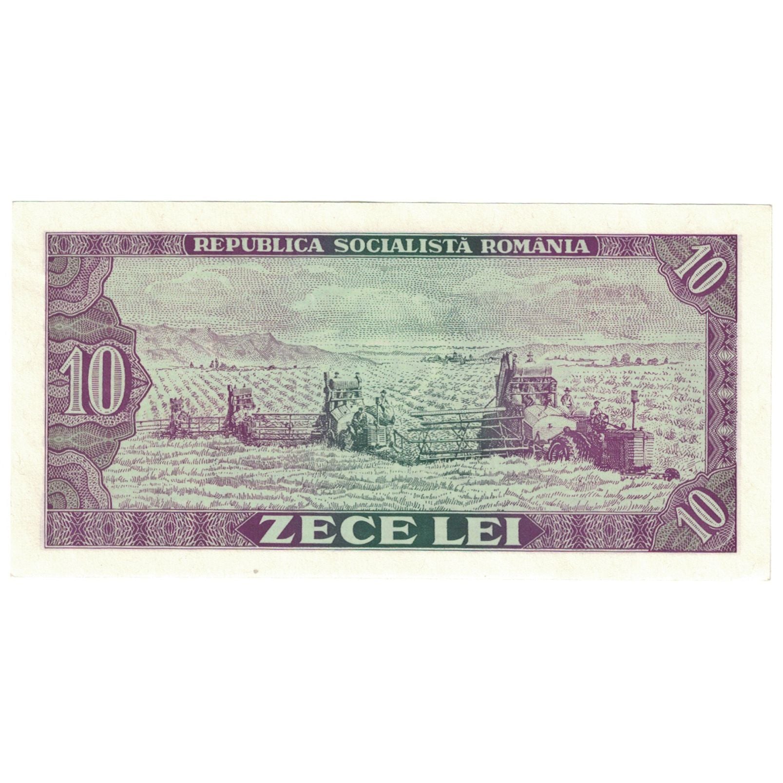 Banknote, Romania, 10 Lei, 1966, KM:94a, UNC(65-70)