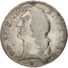 France, Louis XV, Écu de Béarn au bandeau, 1769, Pau, VF(20-25), Silver,KM 518