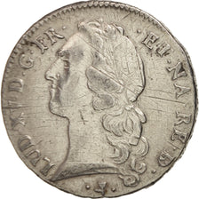 France, Louis XV, Écu de Béarn au bandeau, 1757, Pau, VF(20-25), Silver, KM 518