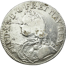 Coin, France, Louis XV, Écu aux branches d'olivier, Ecu, 1728, Nantes