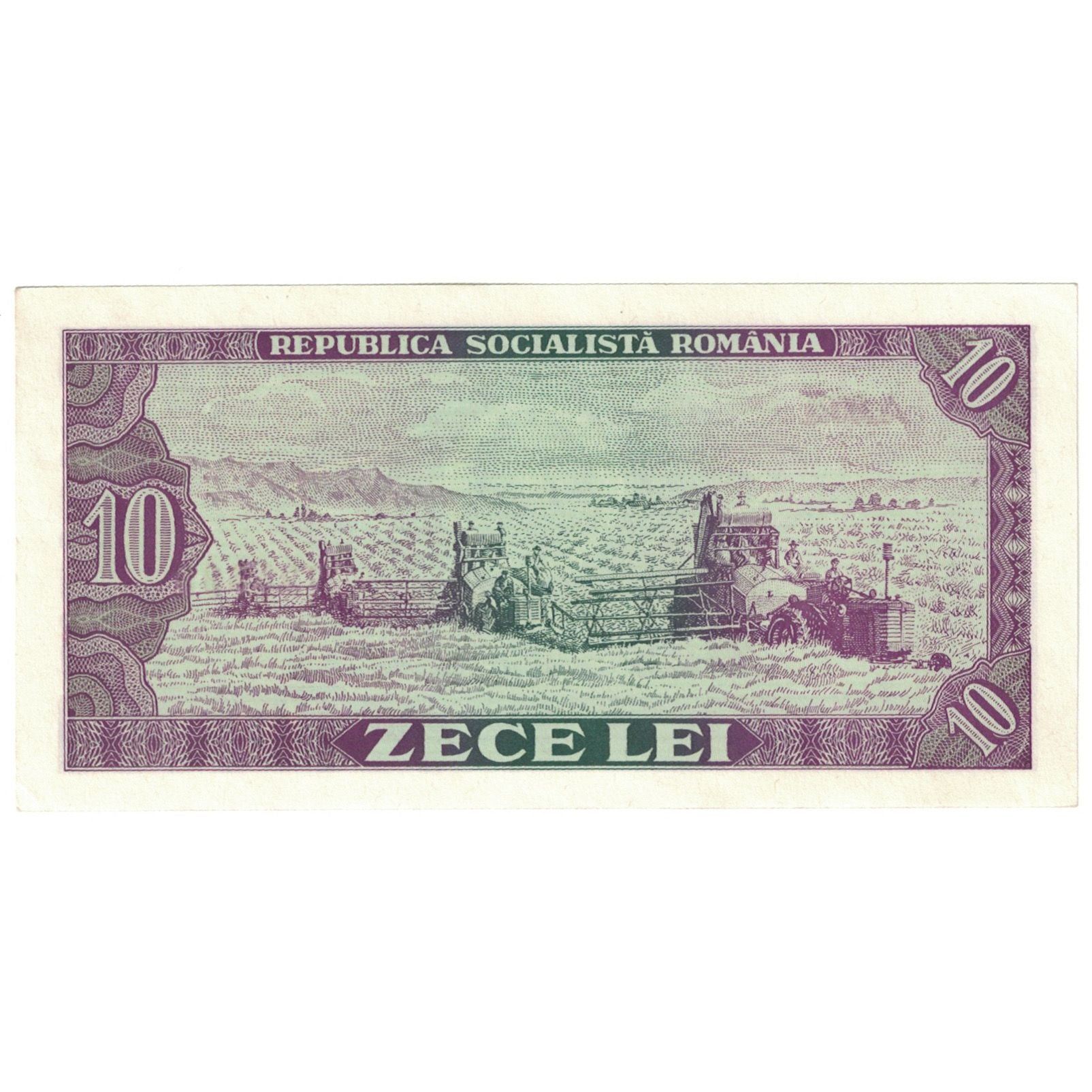Banknote, Romania, 10 Lei, 1966, KM:94a, UNC(65-70)