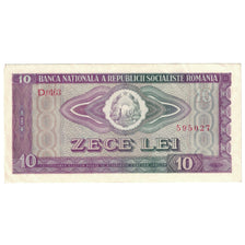 Biljet, Roemenië, 10 Lei, 1966, KM:94a, NIEUW