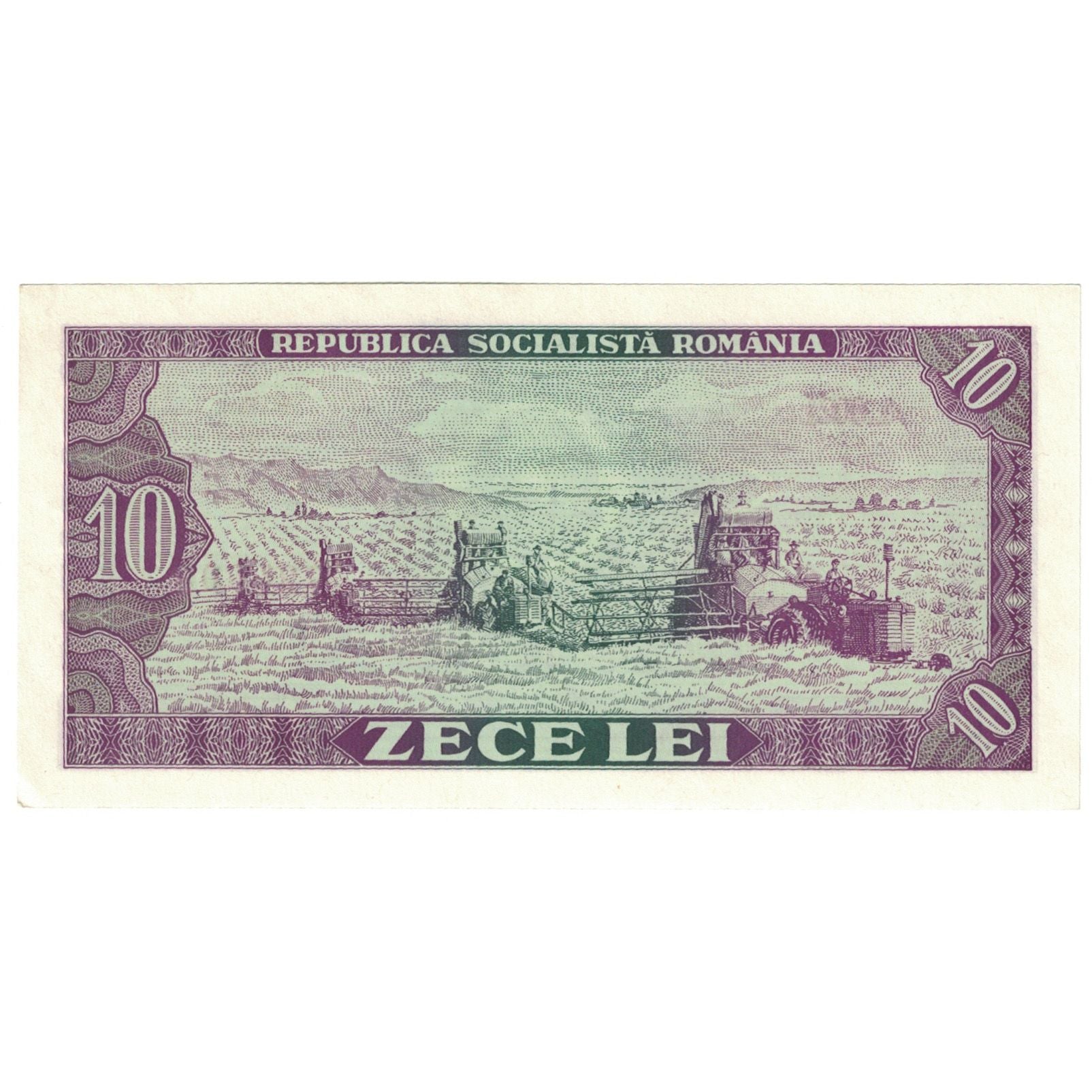 Geldschein, Rumänien, 10 Lei, 1966, KM:94a, UNZ
