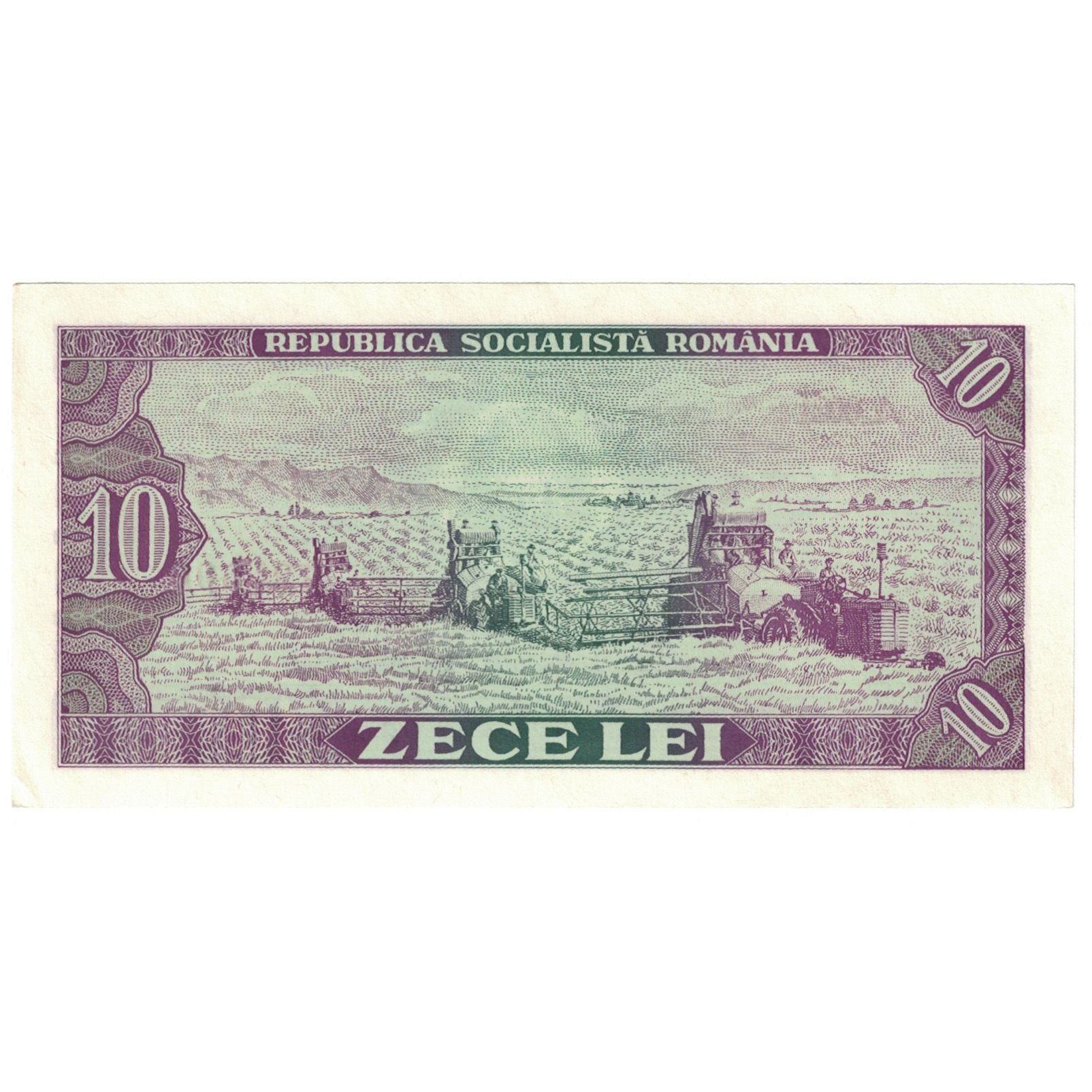 Banknote, Romania, 10 Lei, 1966, KM:94a, UNC(65-70)