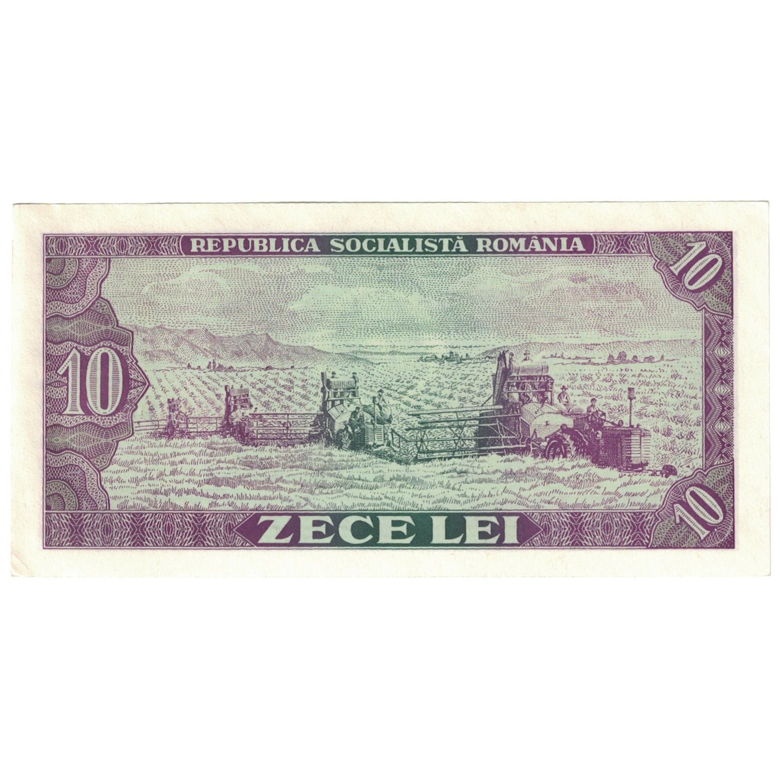 Banknote, Romania, 10 Lei, 1966, KM:94a, UNC(65-70)