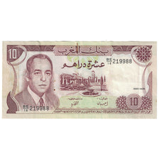 Banknote, Morocco, 10 Dirhams, 1970, KM:57a, EF(40-45)