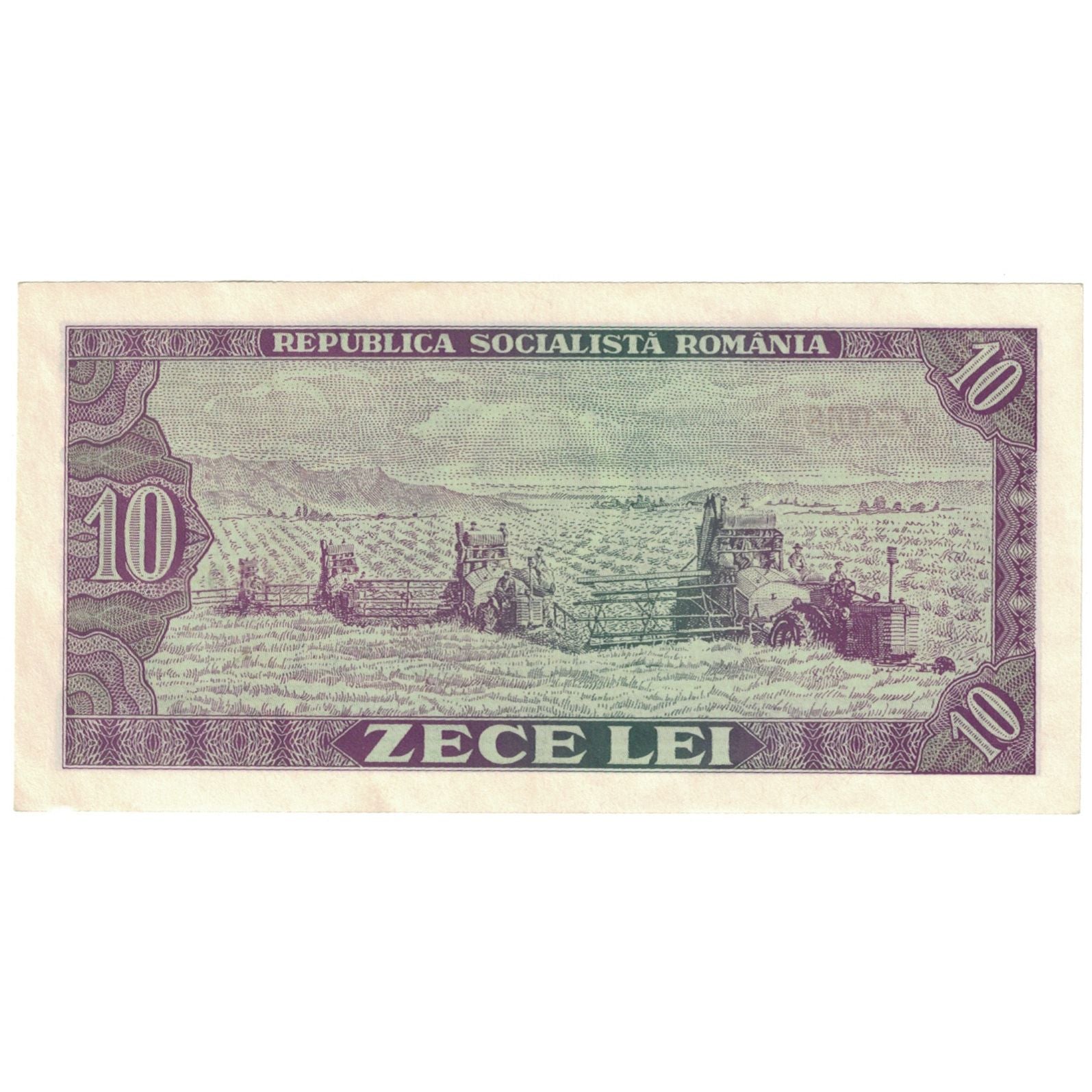 Banknote, Romania, 10 Lei, 1966, KM:94a, UNC(65-70)
