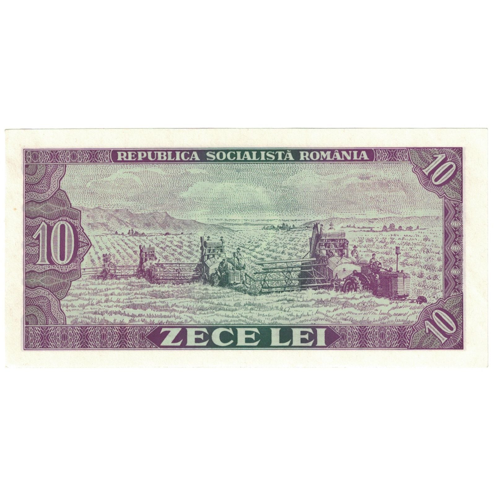 Geldschein, Rumänien, 10 Lei, 1966, KM:94a, UNZ