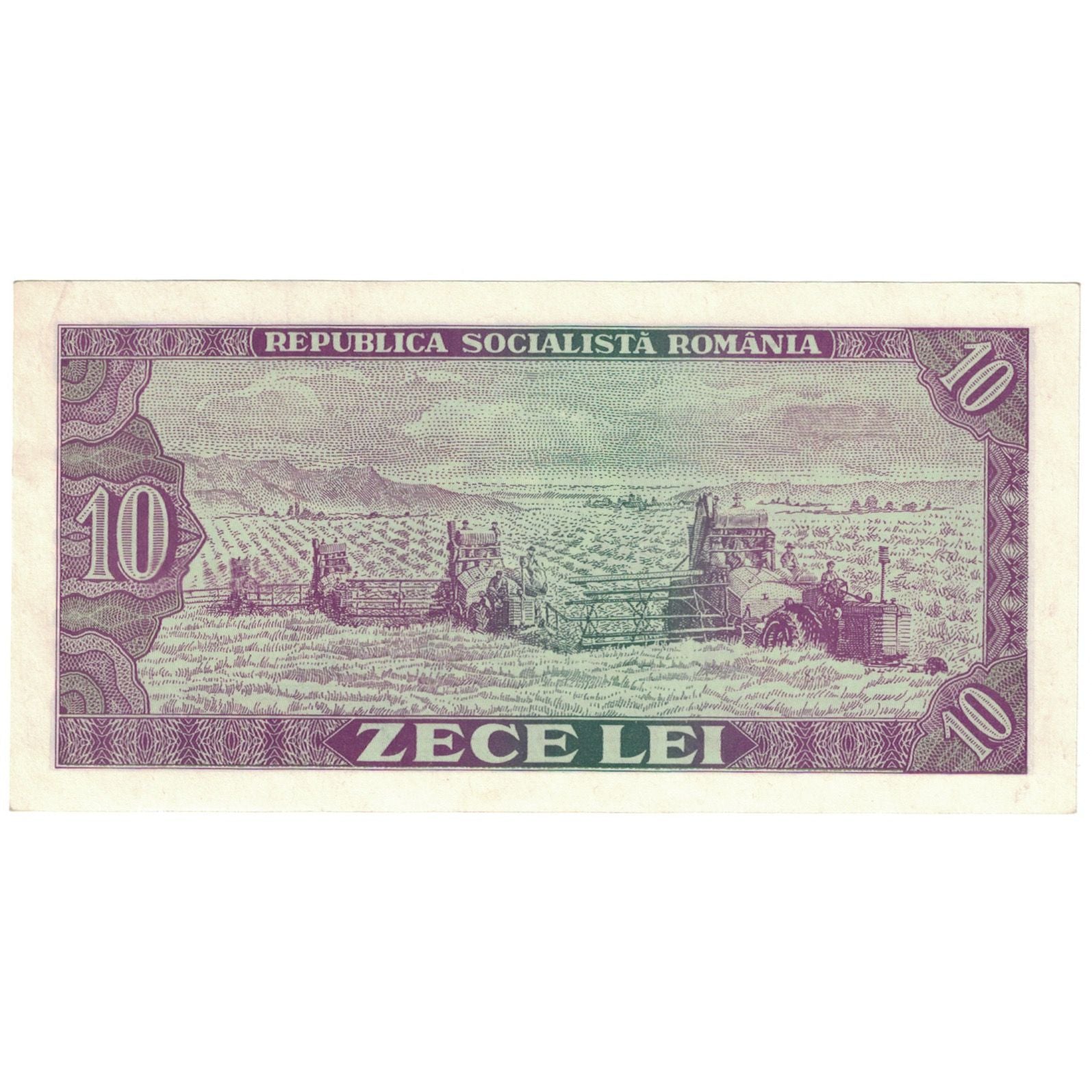 Geldschein, Rumänien, 10 Lei, 1966, KM:94a, UNZ