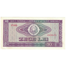 Biljet, Roemenië, 10 Lei, 1966, KM:94a, NIEUW