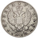 Russia, Alexander I, Rouble, 1814, Saint-Petersburg, VF(20-25), Silver, KM:130