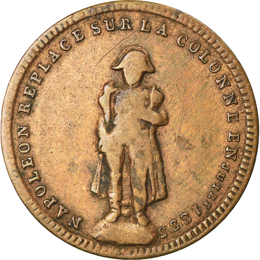 France, Jeton, Jeu, Napoléon Ier, 20 Jetons, 1833, TTB, Cuivre