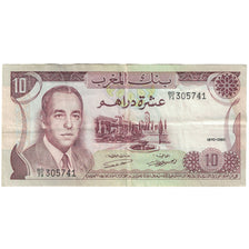 Banknote, Morocco, 10 Dirhams, 1970, KM:57a, EF(40-45)