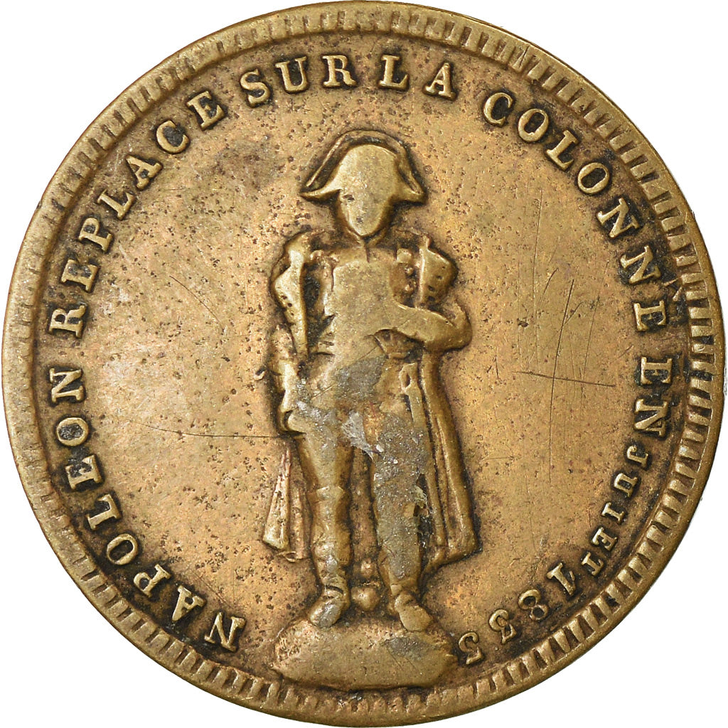 France, Token, Jeu, Napoléon Ier, 20 Jetons, 1833, EF(40-45), Copper