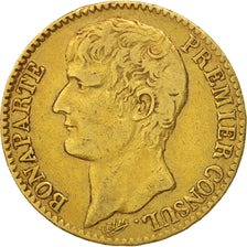 Francia, Napoléon I, 40 Francs, 1804, Paris, BC+, Oro, KM:652, Gadoury:1080