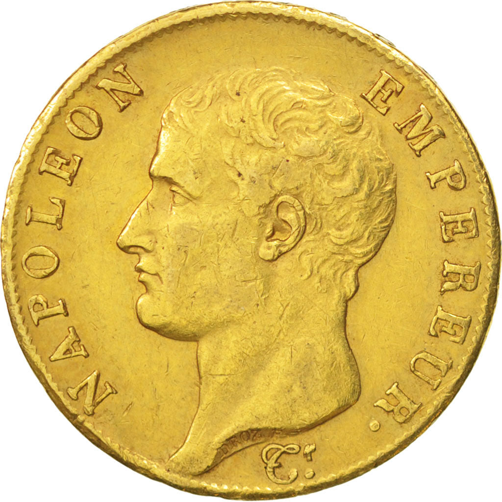 France, Napoléon I, 40 Francs, 1806, Paris, EF(40-45), Gold, KM:675.1