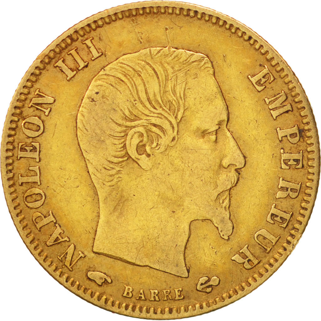 Munten, Frankrijk, Napoleon III, Napoléon III, 5 Francs, 1859, Paris, FR+
