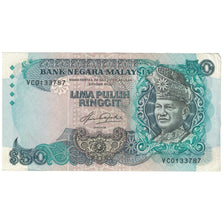 Banconote, Malesia, 50 Ringgit, Undated (1987), KM:31, MB