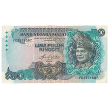 Banknote, Malaysia, 50 Ringgit, Undated (1987), KM:31, EF(40-45)