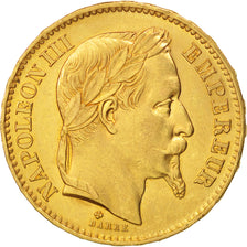 Munten, Frankrijk, Napoleon III, Napoléon III, 20 Francs, 1867, Strasbourg