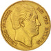 Bélgica, Leopold I, 20 Francs, 20 Frank, 1865, MBC, Oro, KM:23