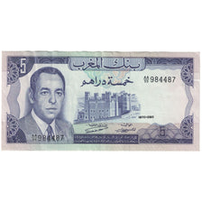 Geldschein, Marokko, 5 Dirhams, 1970, 1970, KM:56a, SS
