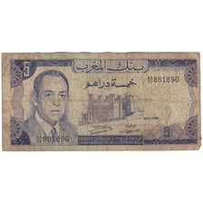 Billete, 5 Dirhams, 1970, Marruecos, 1970, KM:56a, RC