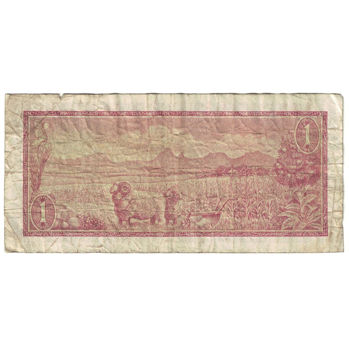 Banknote, South Africa, 1 Rand, KM:109a, VG(8-10)
