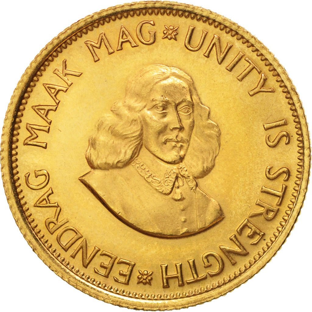 Coin, South Africa, 2 Rand, 1978, MS(63), Gold, KM:64