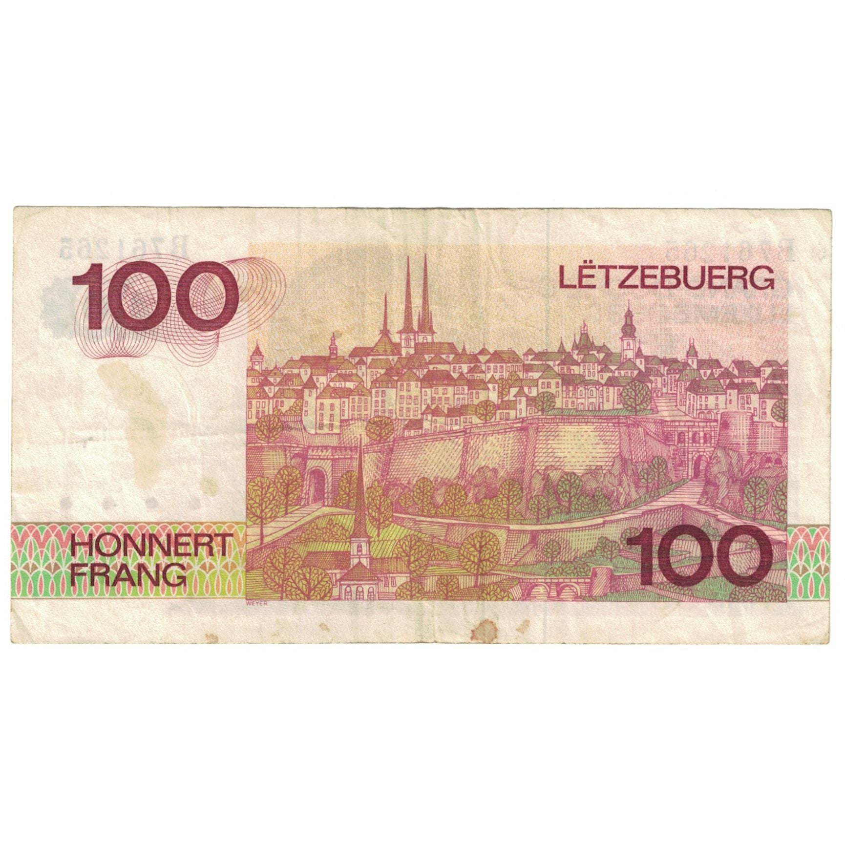 Banconote, Lussemburgo, 100 Francs, 1980, 1980-08-14, KM:57a, B