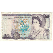 Banknote, Great Britain, 20 Pounds, 1991-1993, KM:384b, VG(8-10)