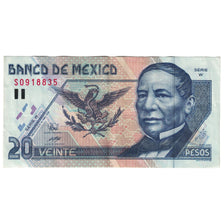 Banknote, Mexico, 20 Pesos, 1996-05-10, KM:106a, AU(55-58)